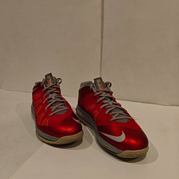 Nike Air Max LeBron 10 Low University Red 579765-600 Men's Size 11 Sneakers - Picture 3 of 16